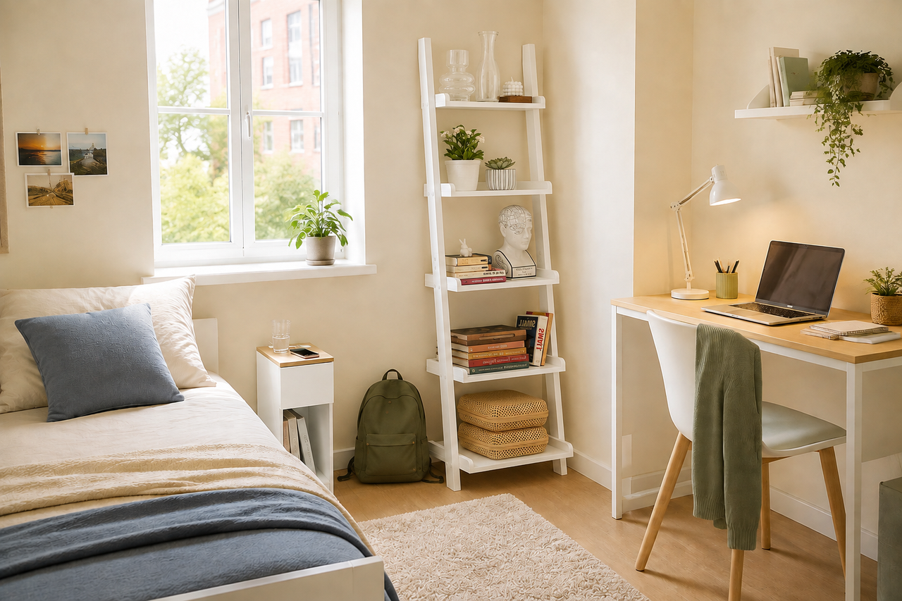 Kleines WG-Zimmer einrichten: 5 Stauraum-Ideen für mehr Platz –