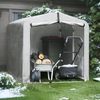 SoBuy | Foliengerätehaus | Gerätehaus | Gartenschuppen Garagenzelt | KLS11-L