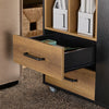 SoBuy | Aktenschrank | Aktenwagen | Druckertisch | Büroschrank | Vintagebraun | ASK01-PF