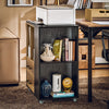 SoBuy | Aktenschrank | Aktenwagen | Druckertisch | Büroschrank | Vintagebraun | ASK01-PF