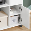SoBuy | Aktenschrank| Aktenschrankwagen | Druckertisch | Rollcontainer | Weiß | ASK02-W