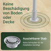 SoBuy | Teleskop Kleiderstange | Kleiderstangen System | Regalsystem | FRG109-II-HG