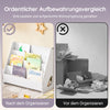 SoBuy | Kinderbücherregal Büchergestell für Kinder | Weiß | 70x60x30cm | KMB32-K-W
