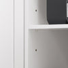 SoBuy | Badkommode | Badzimmerschrank | Flurschrank | Weiß | BZR107-W