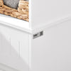 SoBuy | Hochschrank | Badschrank | Badregal | Badezimmermöbel | Weiß | BZR109-W