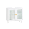 SoBuy | Waschbeckenunterschrank | Badschrank | Waschtisch | Badmöbel | BZR115-II-W