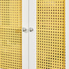 SoBuy | Badkommode mit 1 Schublade | Badzimmerschrank | Sideboard | Gelb | BZR120-W