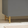 SoBuy | Waschbeckenunterschrank | Waschtisch | Badezimmerschrank | Grau | BZR129-HG