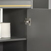 SoBuy | Waschbeckenunterschrank | Waschtisch | Badezimmerschrank | Grau | BZR129-HG