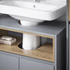 SoBuy | Waschbeckenunterschrank | Badezimmerschrank | Waschtisch Unterschrank | BZR148-DG