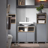 SoBuy | Waschbeckenunterschrank | Badezimmerschrank | Waschtisch Unterschrank | BZR148-DG