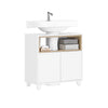 SoBuy | Waschbeckenunterschrank | Badezimmerschrank | Waschtisch Unterschrank | BZR148-W
