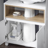 SoBuy | Waschbeckenunterschrank | Badezimmerschrank | Waschtisch Unterschrank | BZR148-W