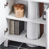 SoBuy | Waschbeckenunterschrank | Badezimmerschrank | Waschtisch Unterschrank | Weiß | BZR164-W