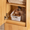 SoBuy | Bad Hochschrank | Badschrank | Hängeschrank | Aufbewahrungsschrank | Natur | BZR175-N