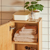 SoBuy | Bad Hochschrank | Badschrank | Hängeschrank | Aufbewahrungsschrank | Natur | BZR175-N