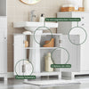 Vorverkauf | SoBuy Waschbeckenunterschrank Badezimmerschrank Weiß 60x60x30cm BZR18-II-W