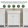 Vorverkauf | SoBuy Waschbeckenunterschrank Badezimmerschrank Weiß 60x60x30cm BZR18-II-W