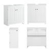 Vorverkauf | SoBuy Waschbeckenunterschrank Badezimmerschrank Weiß 60x60x30cm BZR18-II-W