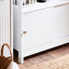 SoBuy | Waschbeckenunterschrank | Badezimmerschrank | Badmöbel Weiß | BZR185-W