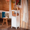 SoBuy | Badkommode | Badschrank Weiß | Badmöbel | Sideboard | Flurschrank | BZR186-W