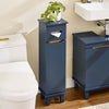 SoBuy | Toilettenrollenhalter | Badregal | Badezimmerschrank | Blau | BZR192-B