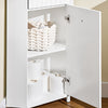 SoBuy | Badkommode mit Schublade | Badschrank Weiß | Sideboard | Flurschrank | BZR194-W