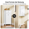 SoBuy | Badkommode mit Schublade | Badschrank Weiß | Sideboard | Flurschrank | BZR194-W