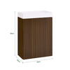 SoBuy | Waschbeckenunterschrank | Unterschrank mit Waschbecken | Badmöbel Braun| BZR196-BR