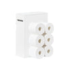 SoBuy | Toilettenpapierhalter | Nischenregal | Badschrank Weiß | BZR199-W