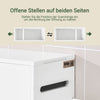 SoBuy | Toilettenpapierhalter | Nischenregal | Badschrank Weiß | BZR199-W