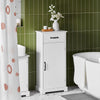 SoBuy | Badezimmerschrank | Schmaler Badschrank mit verstellbaren | Weiß | 42x30x93cm | BZR207-W