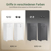 SoBuy | Wäscheschrank | mit Wäschesack | Wäschesammler | Wäschekorb Weiß | BZR21-W