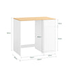 SoBuy | Waschmaschinenschrank | Badezimmerschrank | mit Wäschekorb & Schublade | Weiß BZR217-WN