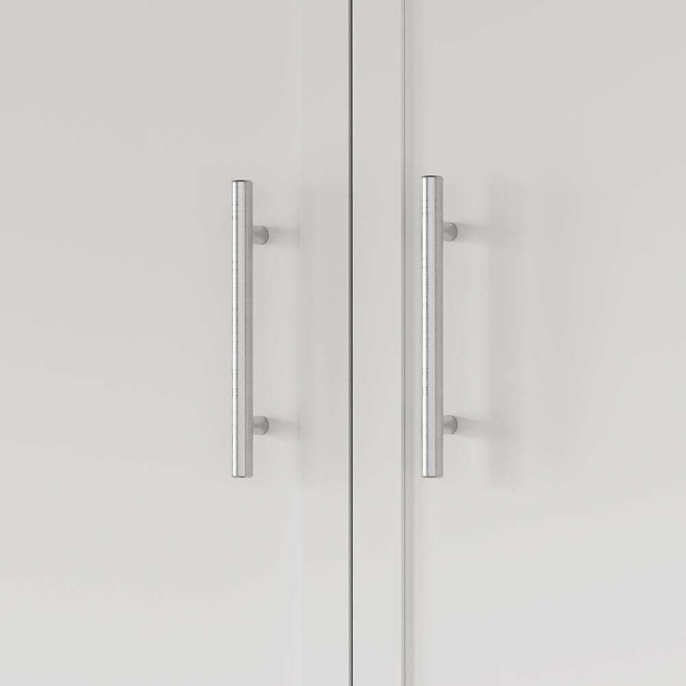 SoBuy | Hangeschrank | Wandschrank hängend mit 2 Türen | White | 90×70×28.5 cm | BZR233-W
