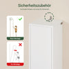 Vorverkauf | SoBuy | Bad Hochschrank schmal | mit Verstellbare Ablagen | Weiß-Natur | 20x180x20cm | BZR34-WN