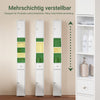 SoBuy | Badhochschrank | mit Verstellbare Ablagen schmal | Weiß | 20x180x20cm | BZR34-W