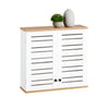 SoBuy | Wandschrank Bad | Hängeschrank | Badschrank Weiß | BZR42-W