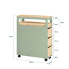 Vorverkauf | SoBuy Nischenregal mit 3 Schubladen schmaler Nischenwagen für Küche Bad 23x82x65cm BZR54