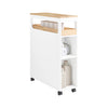 Vorverkauf | SoBuy Nischenregal mit 3 Schubladen schmaler Nischenwagen für Küche Bad 23x82x65cm BZR54