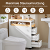 Vorverkauf | SoBuy Nischenregal mit 3 Schubladen schmaler Nischenwagen für Küche Bad 23x82x65cm BZR54