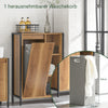SoBuy | Wäscheschrank mit Wäschesäcken | Wäschesammler | Wäschekorb | BZR65-PF