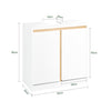 SoBuy | Waschbeckenunterschrank | Badschrank | Waschtisch | Unterschrank | Weiß | BZR78-W