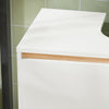 SoBuy | Waschbeckenunterschrank | Badschrank | Waschtisch | Unterschrank | Weiß | BZR78-W