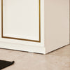 Vorverkauf | SoBuy | Waschbeckenunterschrank | Badschrank | Waschtisch | Weiß+Gold | BZR86-W