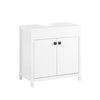 SoBuy | Waschbeckenunterschrank| Badezimmerschrank | Waschtisch | Weiß | BZR98-W