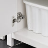 SoBuy | Waschbeckenunterschrank| Badezimmerschrank | Waschtisch | Weiß | BZR98-W