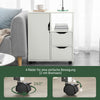 Vorverkauf | SoBuy | Druckertisch mit Schublade | Beistelltisch | Couchtisch Weiß | FBT105-W