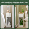 SoBuy Nachttisch 2er Set schmal Beistelltisch mit Schublade Weiß 20x60x35cm FBT111-WNx2
