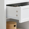 SoBuy | Nachttisch | Nachtschrank | Beistelltisch | Sofatisch | Telefontisch | Weiß-Natur | FBT126-WN